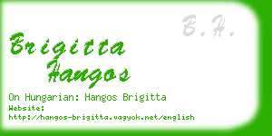 brigitta hangos business card